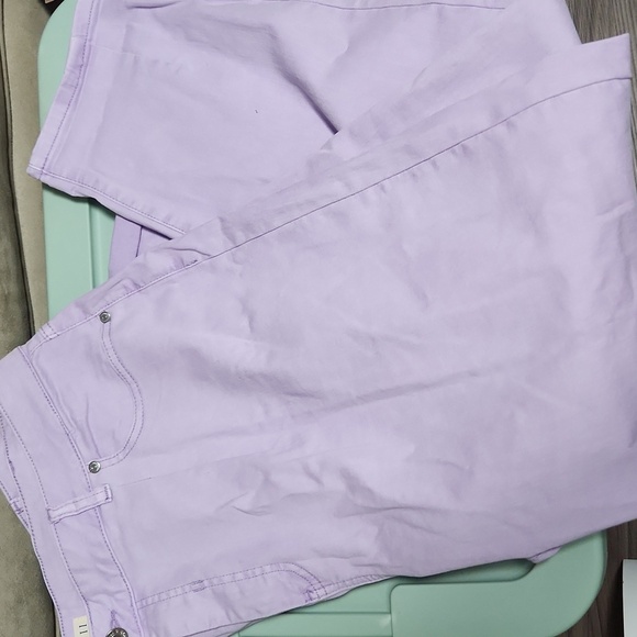Lilac Eloquii Pleated Jeans - Picture 5 of 5